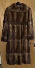 VINTAGE REAL FUR COAT LONG