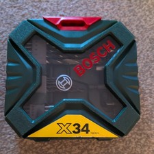 Bosch X-Line 34-Piece Classic Mixed Drill Bit Set 2607010608 Wood Masonry Metal