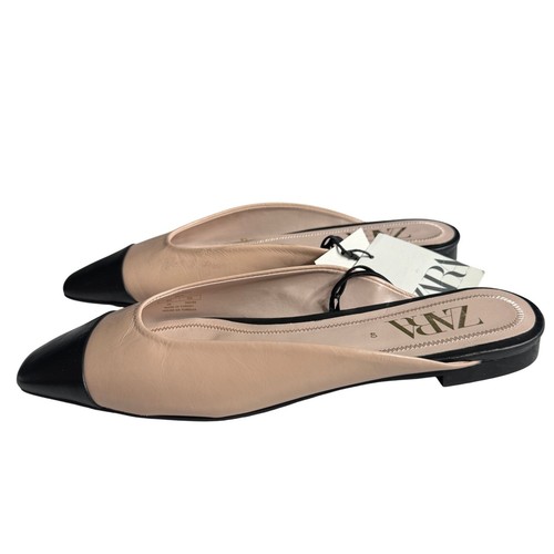 Zara ballet flats - zara, leather