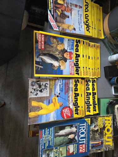 Vintage sea angler magazines - sea,