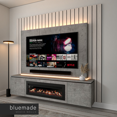 2400mm media wall - media,