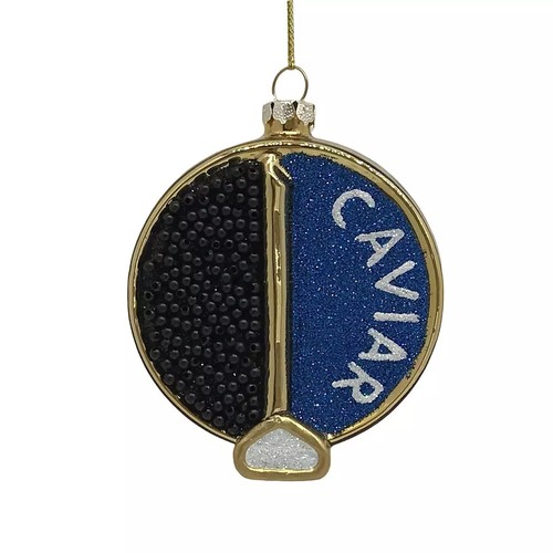 Nicholas caviar tin gold - caviar,