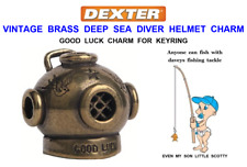 VINTAGE BRASS GOOD LUCK DEEP