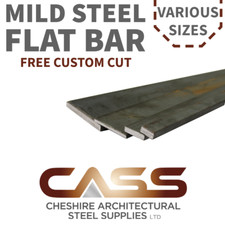 MILD STEEL FLAT BAR  - VARIOUS LENGTH / WIDTH / DEPTH - FREE CUSTOM CUT