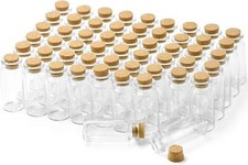 50 x Small Glass Bottles | Miniature Potion Bottle | Mini Glass Vials | Vial