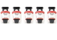 5pcs x Lock Out MCB Circuit Breaker Device Push Pin Out Lock for Lockout Loto