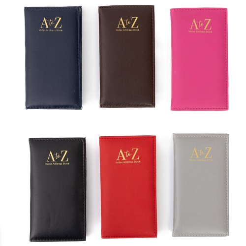 Index address book leather - address,