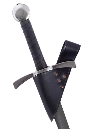 Black leather sword rapier - sword,