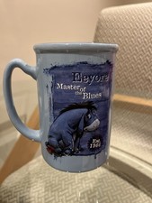 Disney Store Large Master Of The Blues 3D Mug Winnie The Pooh Collectible