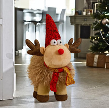Christmas Plush Reindeer Door