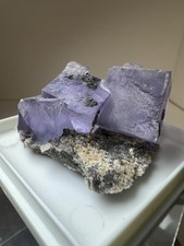 Purple Fluorite Cluster From