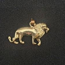 Vintage Lion Charm Pendant