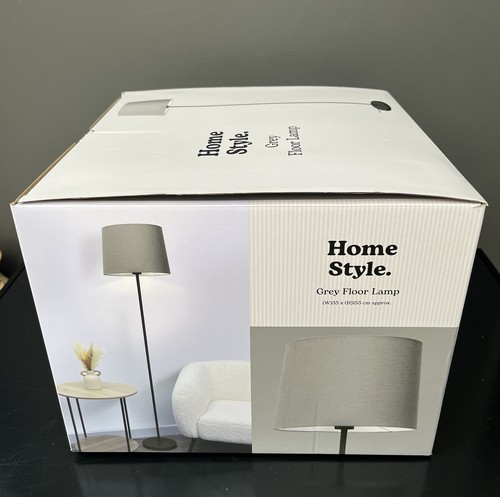 Grey floor lamp - grey,