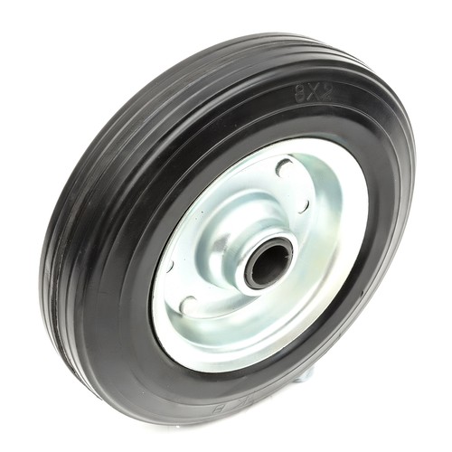 Steel wheel solid - solid, rubber