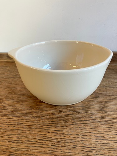 Large white ceramic mixing - white,