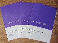 3 x Sadlers Wells Th. HANDEL