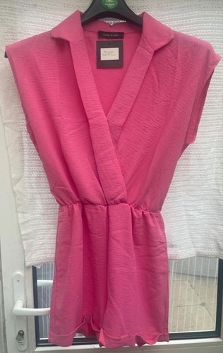 Ladies pink summer playsuit - ladies,