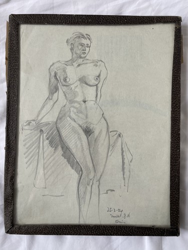 Mid century nude - mid-century, figure