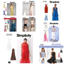 SIMPLICITY Sewing Pattern  Misses Womens  Evening Gown, Dress, Tops  FLASH PRICE