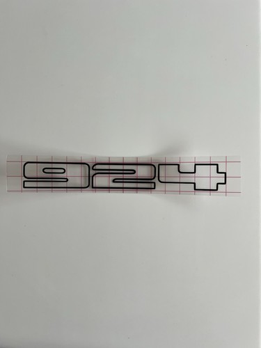 Porsche 924 outline - , logo