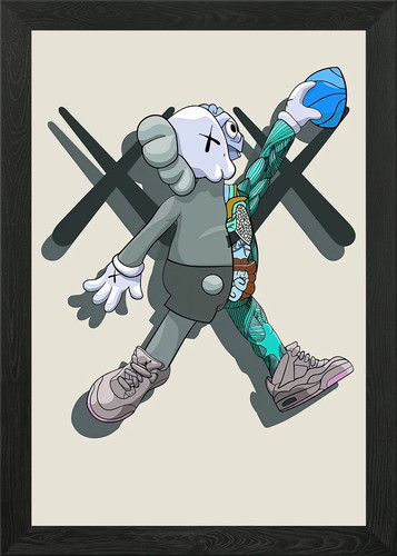 Hypebeast kaw framed - wall, art