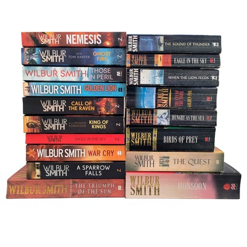 Wilbur smith books bundle 18 - bundle, x