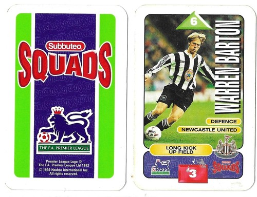 Subbuteo squads 1995 - subbuteo,