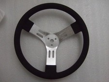 Stock Car STR Quick Release 15" Steering Wheel Silver