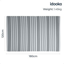 Large Striped Grey Outdoor
