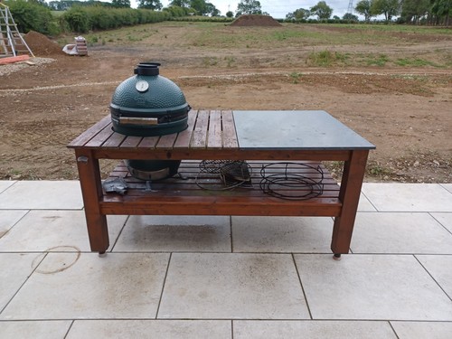 Custome built bbq - custome, table