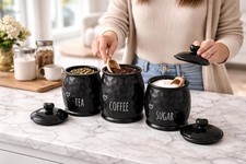 3pcs black ceramic - 3pcs, kitchen