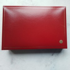 Deluxe red velvet padded sovereign case for 10 gold half sovereign