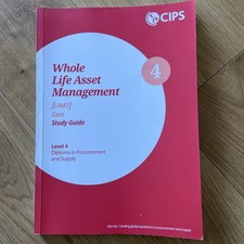 Like new - CIPS Level 4 Module 4 Whole life asset management  L4M4 Textbook