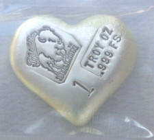 1 oz. BISON BULLION heart