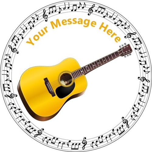 Guitar rock music - guitar, personalised