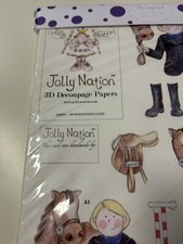 Jolly Nation decoupage card