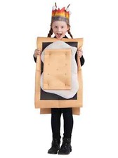 Dress Up America S'mores Marshmallow Costume - Kids Role Play Costume