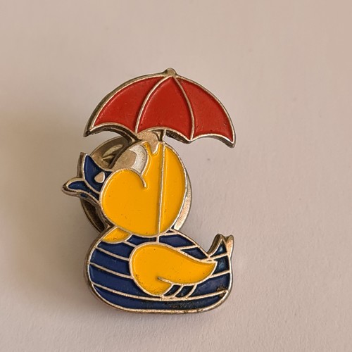 Duck with umbrella pin rocket - with,