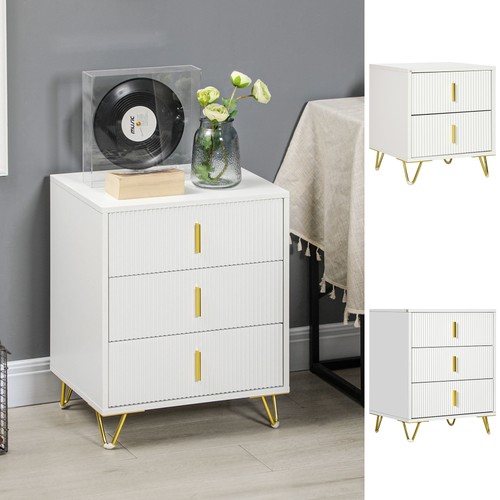 Small bedside table fluted - small,