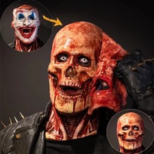 Pennywise Clown Mask Stephen King's IT Halloween Cosplay Full Mask Costume