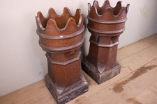 Pair of Glazed Terracotta
