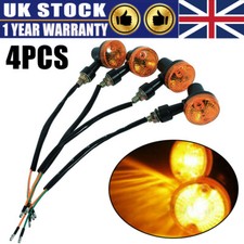4X LED Mini Turn Signal Amber