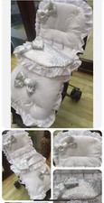 Romany pram pushchair frilly - romany,