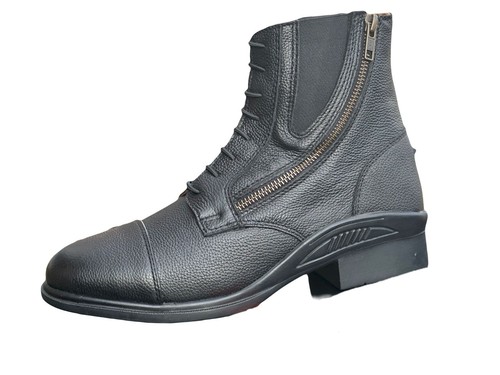 Leather jodhpur boots - jodhpur, with