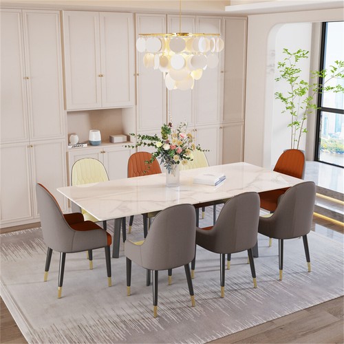 Solid marble expandable dining - solid,
