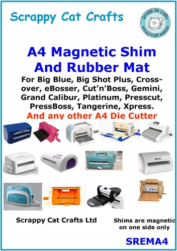 Magnetic mat rubber - a4,