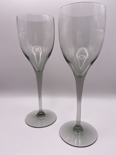 Vintage handblown smoked - handblown-,