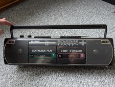 Vintage Sharp Boom Box and