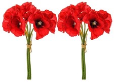 2 x Artificial Poppy Bunches -