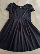 Lindy Bop Navy Short Sleeve